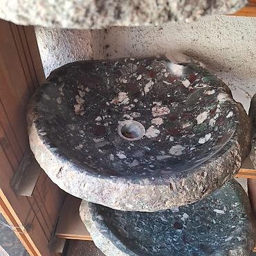 Кухонные мойки: Раковины из речного камня и гранита — 9