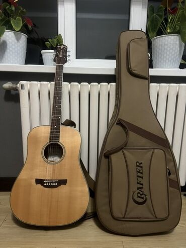 концерт мияги в бишкеке: Акустическая гитара Crafter D6/NC + фирменный чехол Гитара в