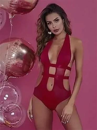 бордовый купальник: Купальник фирма "adoreswim" Размеры: 38-46 Цвета: чёрный Арбузный — 3