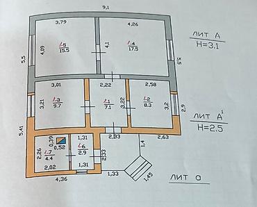 Продажа коттеджей и домов: ✨ Продаётся уютный 3-комнатный одноэтажный дом общей площадью 65,4м2 — 17