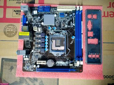 материнские платы asrock: Материнская плата, Б/у, ASRock, LGA1155, Micro-ATX, Для ПК