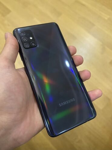 Samsung Galaxy A51, 128 GB, rəng - Qara, Barmaq izi