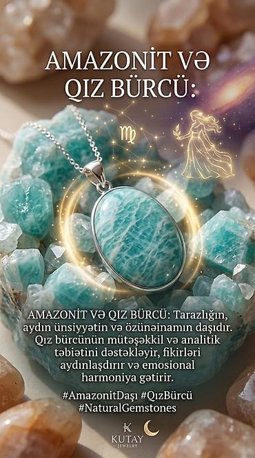 Kulonlar: Kutay Jewelry – Təbii qiymətli daşlarla bürc tematik asma boyunbağılar — 3