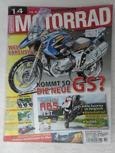 Ostalo: Casopisi motorrad o motorima 10 kom, brojevi: 14/1981,18/83 — 5