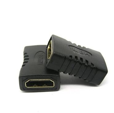 thunderbolt hdmi kabel: HDMI mufta – iki qısa kabel birləşdirmək üçün; HDmay 90 və 270 dərəcə