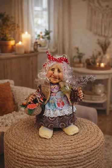 Другой декор и предметы интерьера: Интерьерная кукла Баба Яга — это сказочная мудрая хранительница — 7