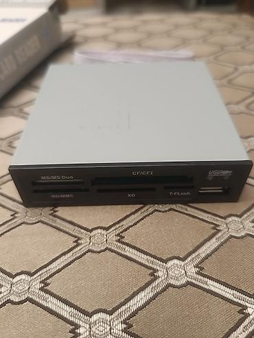 komputer manitorlari: USB 2.0 All-in-One daxili kart oxuyucu Xüsusiyyətlər: - 3.5" bay üçün — 3