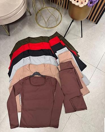 marame ps: Bluza i pantalone dubok pojas sa elastinom u kompletu. Svetlo — 1