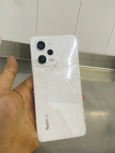 телефоны редми 12: Xiaomi, Redmi Note 12 Pro 5G, Б/у, 128 ГБ, цвет - Белый, 2 SIM