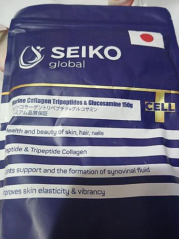 creatine monohydrate: SEIKO Global Marine Collagen Tripeptides & Glucosamine, 150 г — 1