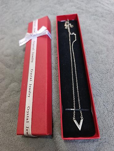 авто брелки: Подвеска-ожерелье Crystal Jewelry - Элегантная тонкая цепочка — 1