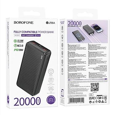 bud e2: Внешний аккумулятор BOROFONE BJ56A 20000 мА·ч - Емкость: 20000 мА·ч — 1