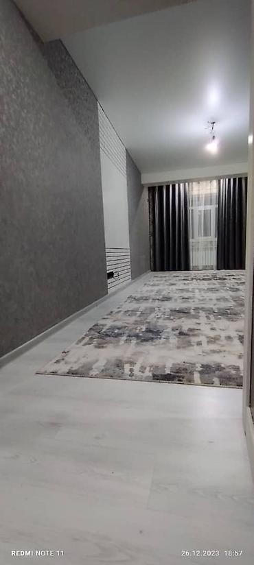 эмаком: 1 комната, 58 м², Кок-Жар ж/м Элитка, 11 этаж, Свежий ремонт — 2