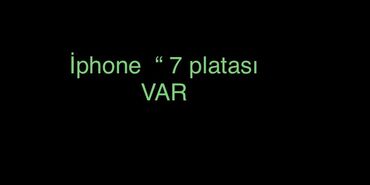 telefon yeni: İphone 7 platası varr