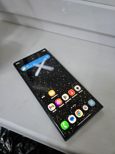 телефон не рабочий: Samsung Galaxy S22 Ultra, Б/у, 256 ГБ, 2 SIM, eSIM