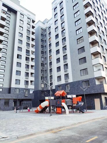 недостроенные дома в бишкеке: 1 комната, 43 м², Элитка, 9 этаж, ПСО (под самоотделку)