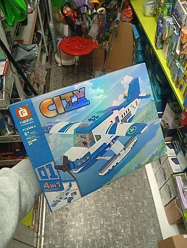 конструкторы самолет: Конструктор CITY 4-in-1 “Airliner” (FC3334-1) - Набор из 323 деталей — 1