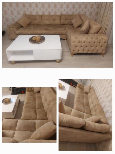 Sifarişlə mebel: Künc divan, Qonaq otağı üçün, Bazasız