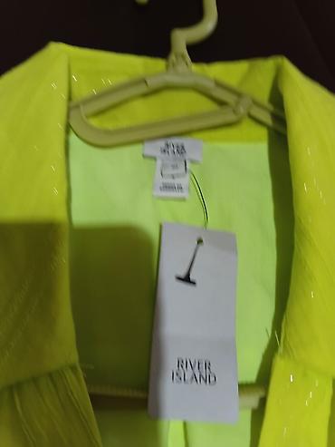 Haljine: Neon zeleno haljina-košulja sa resamam m do l - Model: midi — 14