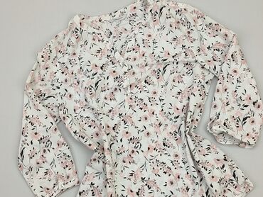 bluzki białe w kwiaty: Блуза жіноча, M, стан - Дуже гарний