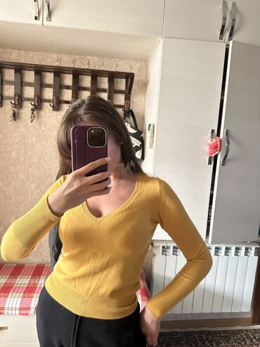 Рубашки и блузы: Zara, S (EU 36), цвет - Желтый