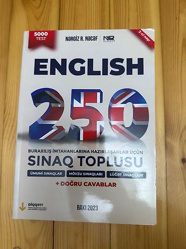 Məhsul: “English 250 – Sınaq Toplusu” Müəllif: Nərgiz R. Nəcəf lalafo.az -da Məhsul: “English 250 – Sınaq Toplusu” Müəllif: Nərgiz R. Nəcəf
