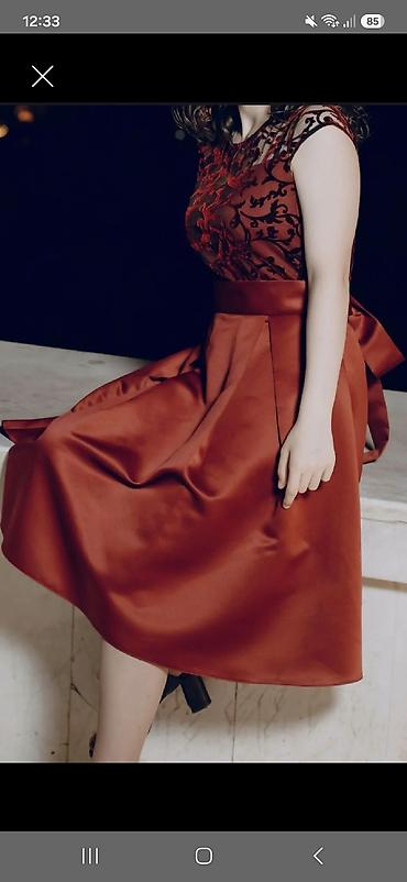 sisley bluzka: Ziyafət donu, Midi, Sisley, M — 1