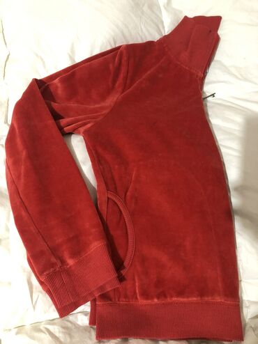 Gornji i donji deo: Plišani komplet trenerke – tamnoplava - Materijal: mekani pliš/velur — 11