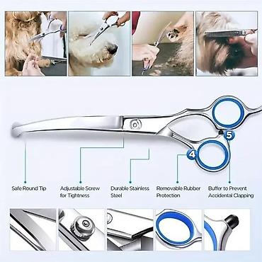 Oprema za kućne ljubimce: Profesionalni set makaza za negovanje kućnih ljubimacaa — 5