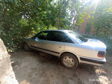 радио колонки: Автомобиль Audi 100 C4 в кузове седан, представленный в серебристом