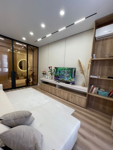 2 комнатные квартиры в бишкеке продажа: 2 бөлмө, 78 кв. м, Элитка, 13 кабат, Дизайнердик ремонт