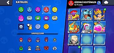 şəkli: Brawl Stars hesabda 250+ kostüm var nadir emojiler nadir köstümler var — 8