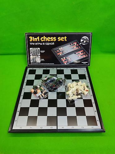 крестики нолики: Шахматы нарды шашки игра настольная 3 в 1♟️ Комплектация товара: 16 — 1