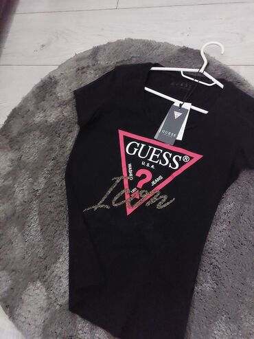 tommy hilfiger tank top: Guess, S (EU 36), Pamuk, bоја - Crna