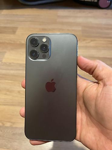 IPhone 12 Pro Max, 128 GB, Graphite, Barmaq izi, Simsiz şarj, Face ID lalafo.az -da IPhone 12 Pro Max, 128 GB, Graphite, Barmaq izi, Simsiz şarj, Face ID