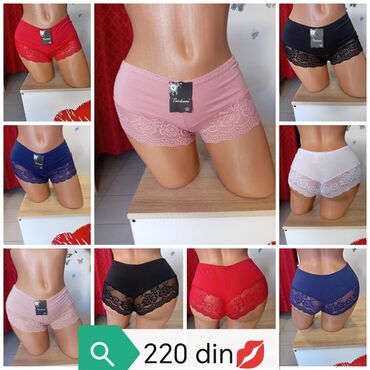 Gaćice: Ženski donji veš turski pamuk 
 Vel. S, m — 12