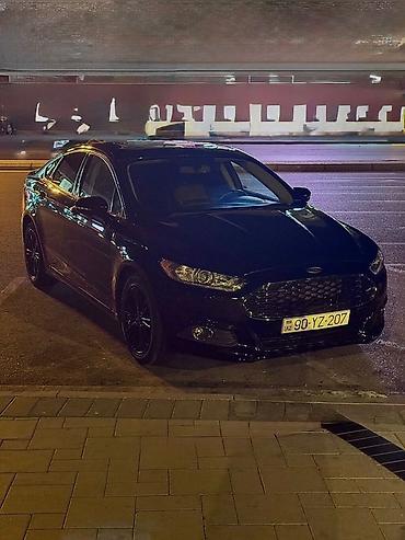 Ford Mondeo / Fusion sedan - Kuzov: qara rəng, 4 qapı, aerodinamik ön
