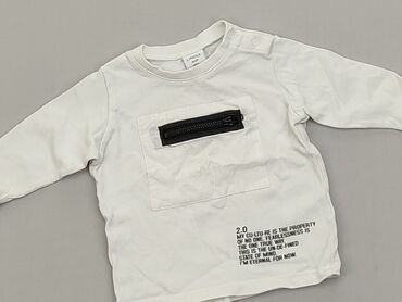 biała bluzka ażurowa: Bluzka, Lindex, 0-3 m, stan - Dobry