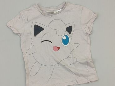 sukienki lniane na lato: T-shirt, H&M, 5-6 years, 110-116 cm, condition - Good