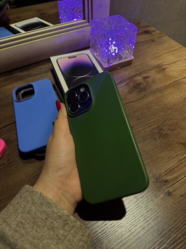 Apple iPhone: IPhone 14 Pro Max, Б/у, 512 ГБ, Deep Purple, Коробка, 84 % — 12