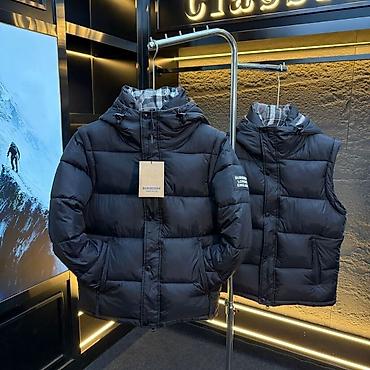 kişi geyimi: Burberry qışlıq puffer gödəkçə – çıxarıla bilən qollu 2‑si 1‑də dizayn — 1