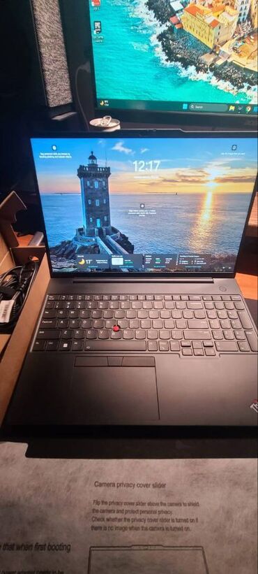 Ноутбуки: Ноутбук, Lenovo, 48 ГБ ОЗУ, AMD Ryzen 5, 16 ", Б/у, Для несложных задач, память NVMe SSD