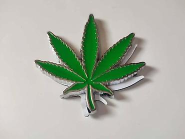 plavi punisher: NATPIS MARIJUANA NA LEPLJENJE | Metalna pločica natpis u obliku — 1
