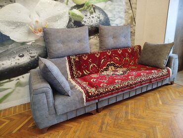 Divanlar: Künc divan, İşlənmiş, Açılan, Bazalı, Vеlur parça, Çatdırılma yoxdur — 10