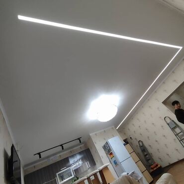 Натяжной потолок: Натяжной потолок Глянцевое, Матовое, 3D потолки Гарантия, Бесплатная консультация, Бесплатный замер — 8