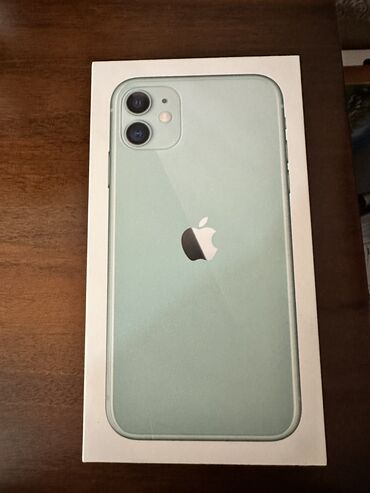 Apple iPhone: IPhone 11, 64 GB, Yaşıl, Face ID, Sənədlərlə