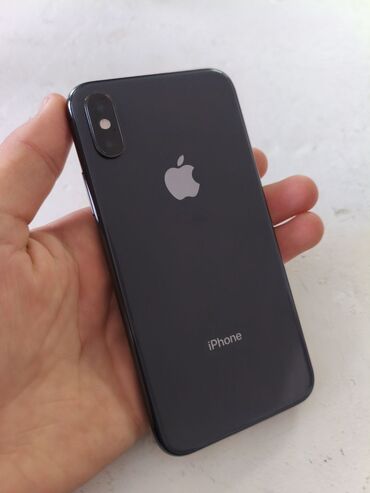 купить комп: IPhone Xs, Колдонулган, 256 ГБ, Кара, Заряддоочу түзүлүш, Коргоочу айнек, Каптама, 100 %