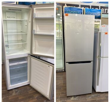 Кухонные плиты и варочные поверхности: Б/у 2 двери Hisense Холодильник Продажа, цвет - Серебристый