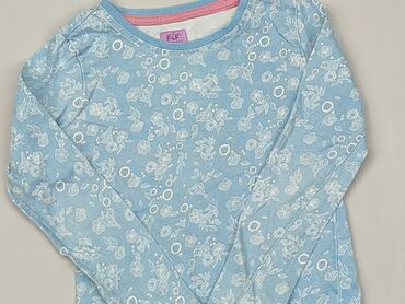 sweterek w kwiaty: Bluza, F&F, 3-4 lat, 98-104 cm, stan - Dobry
