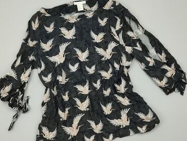 czarne bluzki shein: Блуза жіноча, H&M, M, стан - Хороший